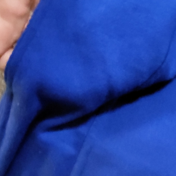 1X blue pull on sweatpants just above ankle length. - Picture 3 of 4